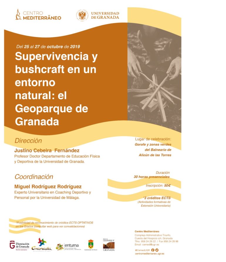 Supervivencia y bushcraft en un entorno natural: el Geoparque de Granada