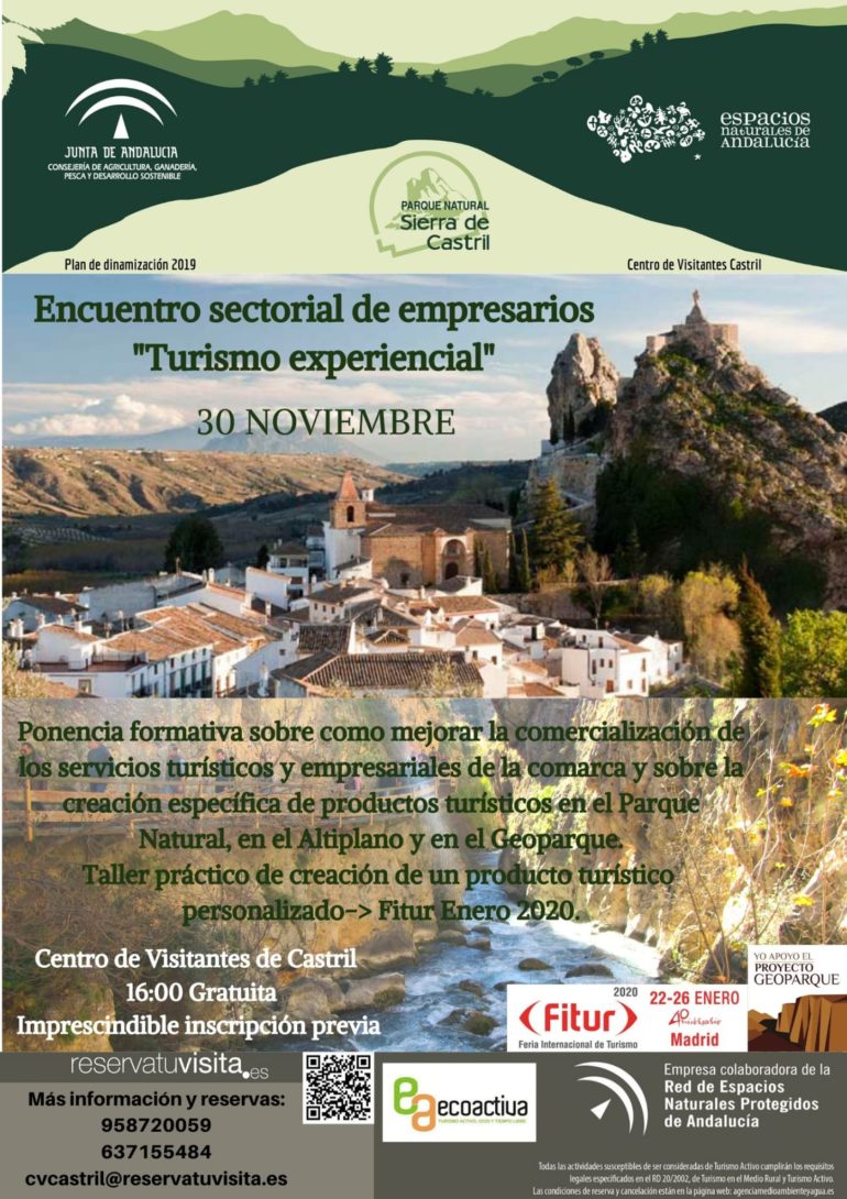 Ponencia formativa-Encuentro sectorial de empresas sobre “Turismo experiencial”.