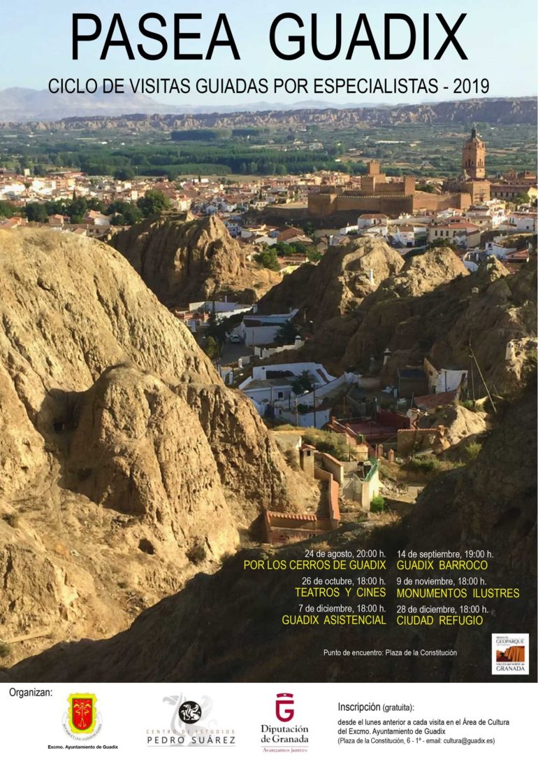 Guadix Asistencial. Ciclo de visitas guiadas por especialistas “Pasea Guadix”.