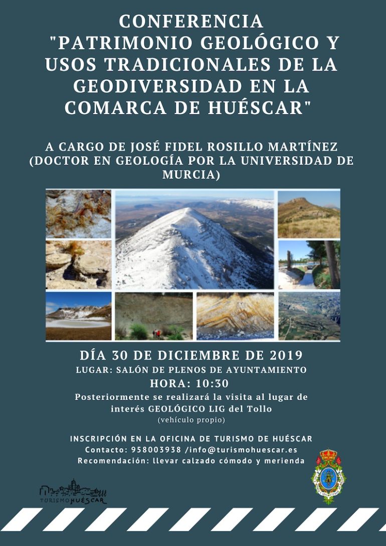 Conferencia Patrimonio Geológico y usos tradicionales de la Geodiversidad en la Comarca de Huéscar.