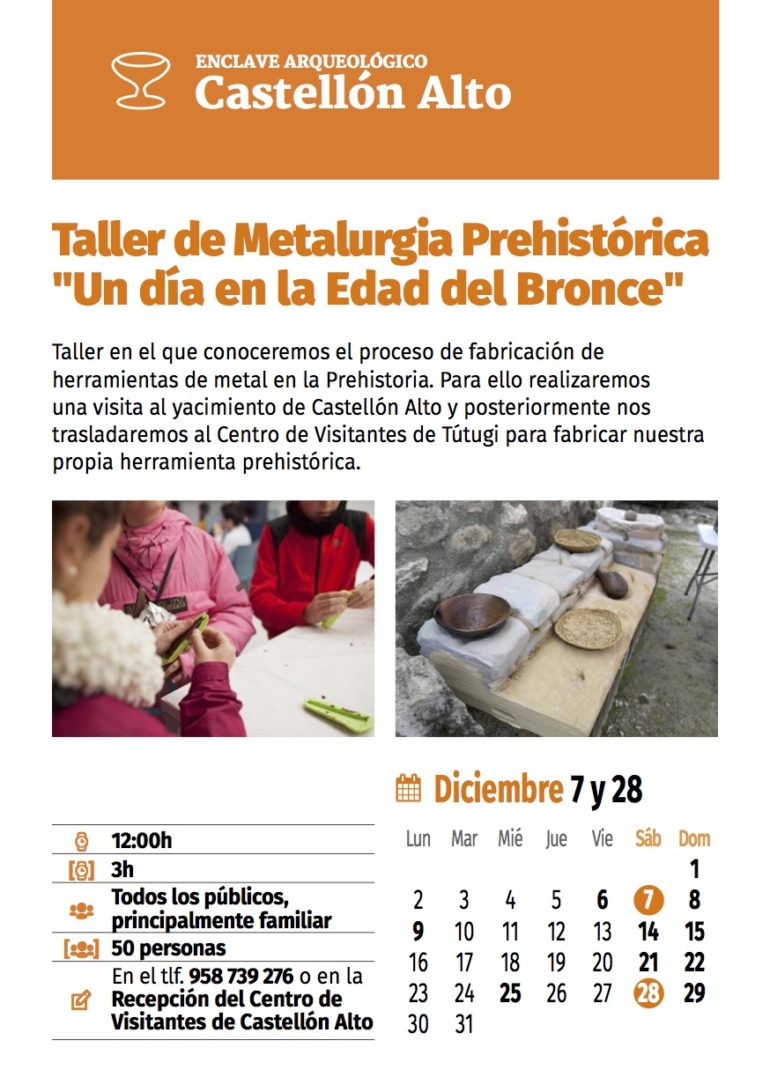 Talle de Metalurgia Prehistórica en Castellón Alto (Galera)