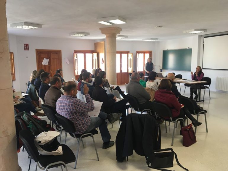 Reunión de la red de Centros de Divulgación del Geoparque en Fonelas