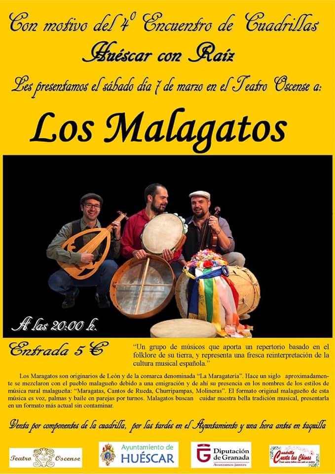 “LOS MATAGATOS” EN EL TEATRO DE HUÉSCAR.