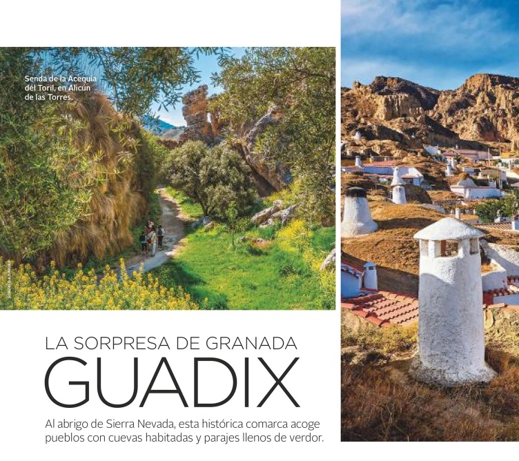 Comarca de Guadix protagonista de un artículo en el número de Abril de la revista  Viajes National Geographic