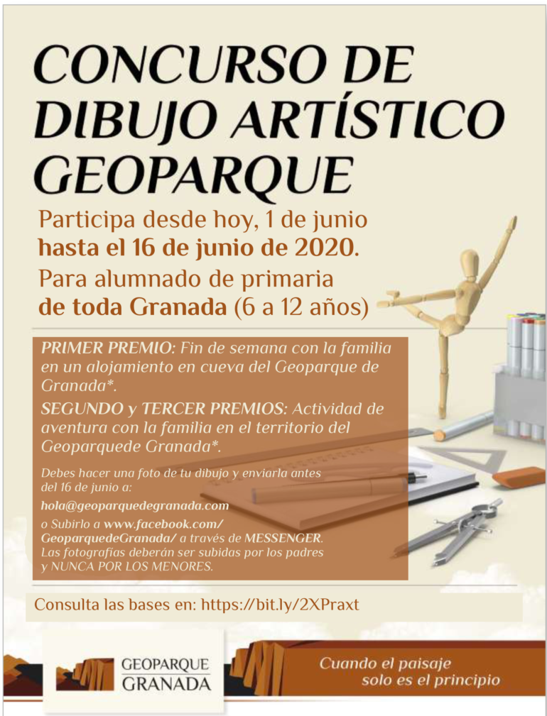 CONCURSO DE DIBUJO INFANTIL SOBRE EL GEOPARQUE DE GRANADA.