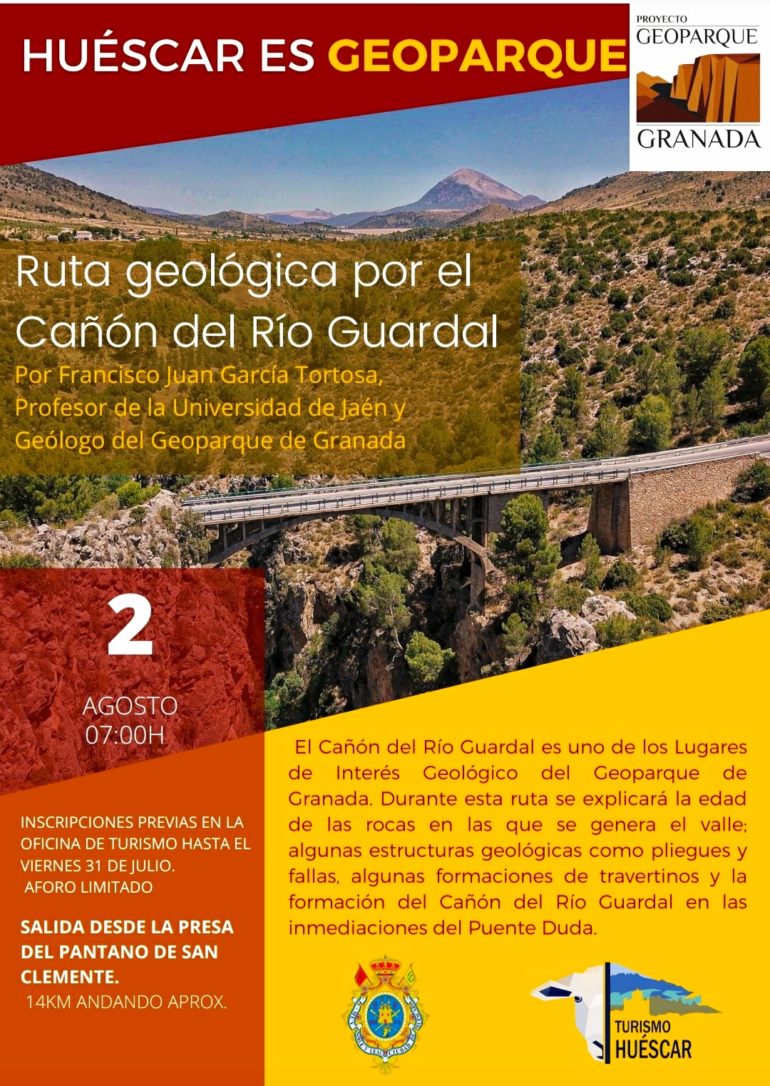 ¡¡ RUTA GEOLÓGICA POR EL CAÑÓN DEL RÍO GUARDAL !!