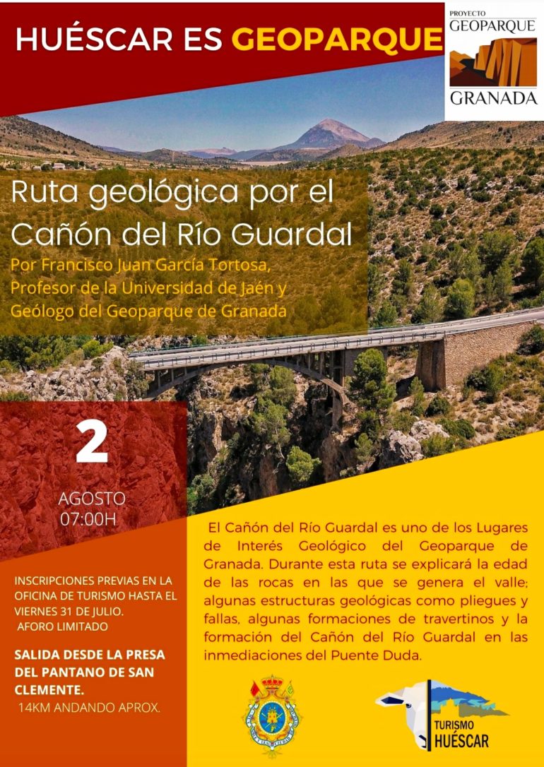 ¡¡ RUTA GEOLÓGICA POR EL CAÑÓN DEL RÍO GUARDAL !!