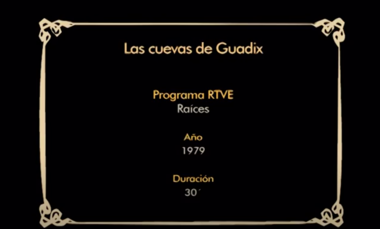 Cuevas de Guadix programa Raíces RTVE 1979 parte 01 - 