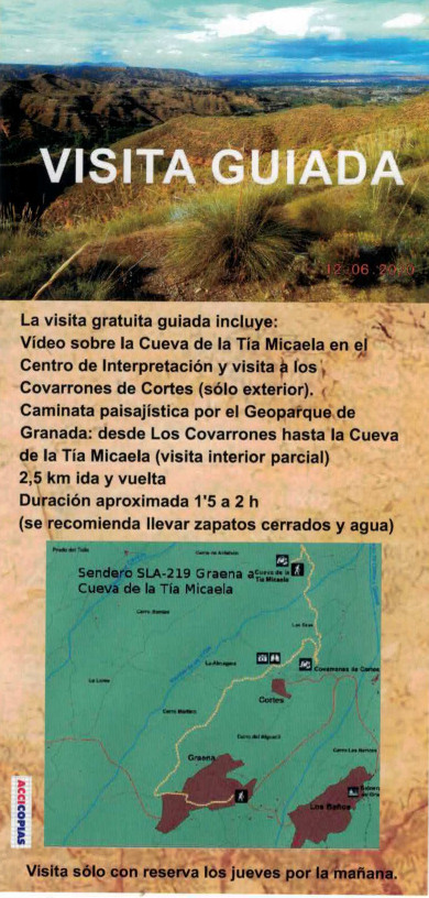 Visitas guiadas Cueva de la Tía Micaela