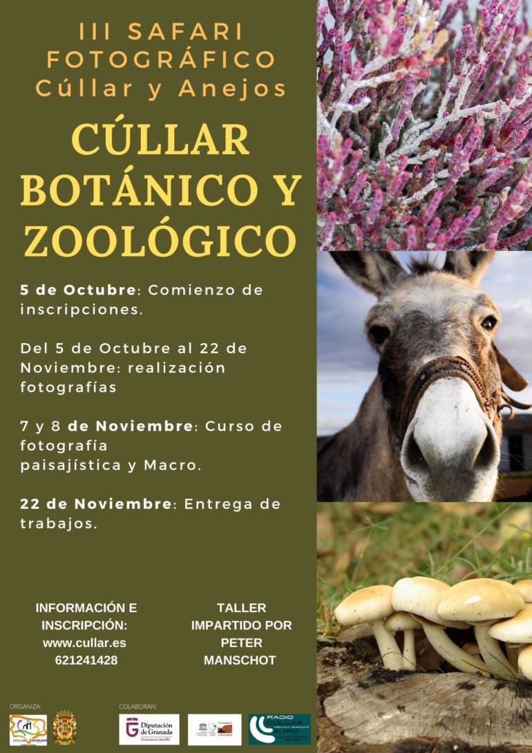 III SAFARI FOTOGRÁFICO, Cúllar y sus anejos. CÚLLAR BOTÁNICO Y ZOOLÓGICO