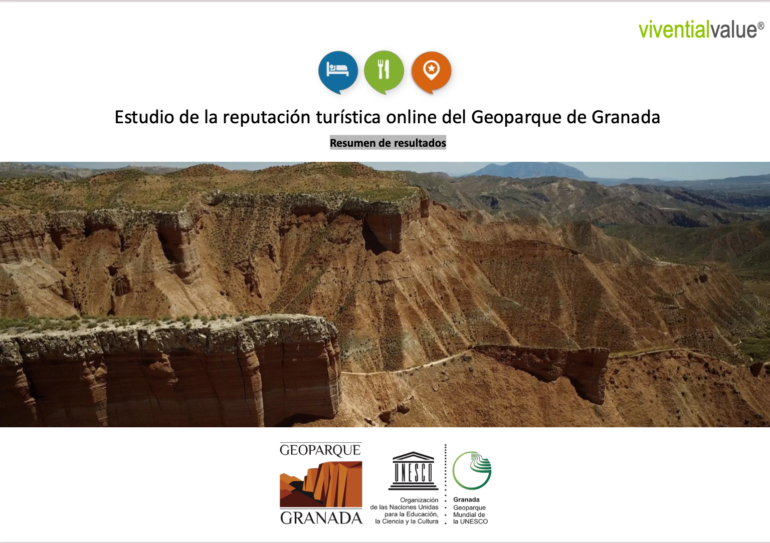 El Geoparque de Granada goza de una excelente reputación turística online.