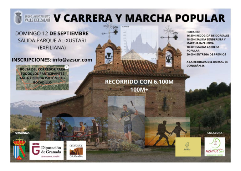 V Carrera y Marcha popular Valle del Zalabi