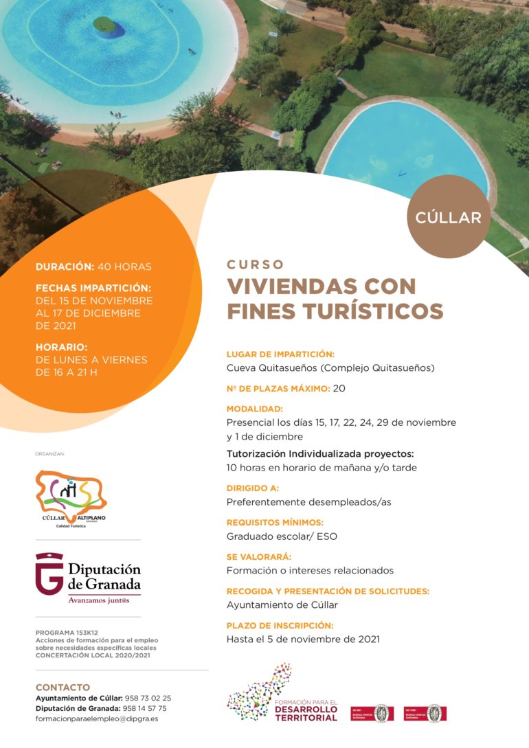 CURSO: VIVIENDAS CON FINES TURÍSTICOS