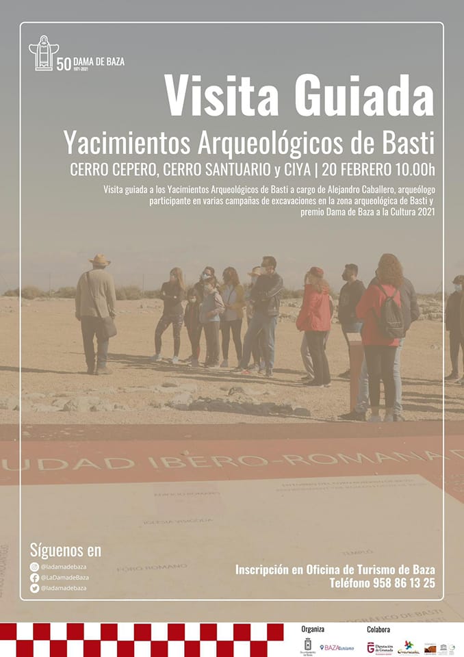 VISITA GUIADA  YACIMIENTOS ARQUEOLOGICOS DE BASTI EN BAZA