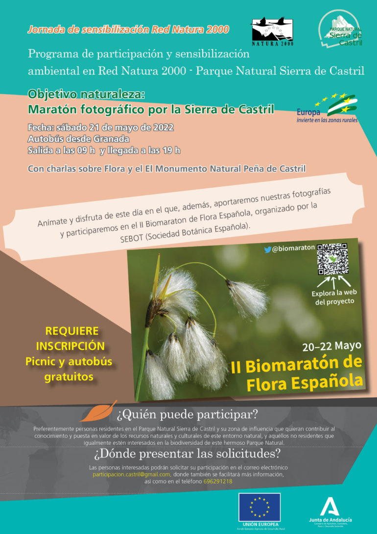 Actividad Medio Ambiente “Objetivo naturaleza: Maratón fotográfico por la Sierra de Castril”