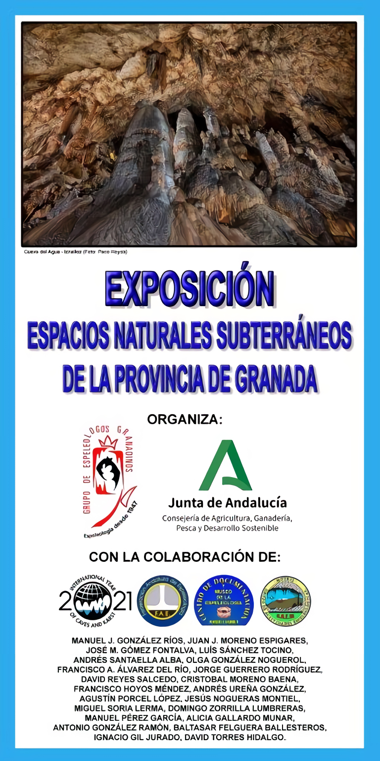 Exposición Espacios Naturales Subterráneos Provincia de Granada