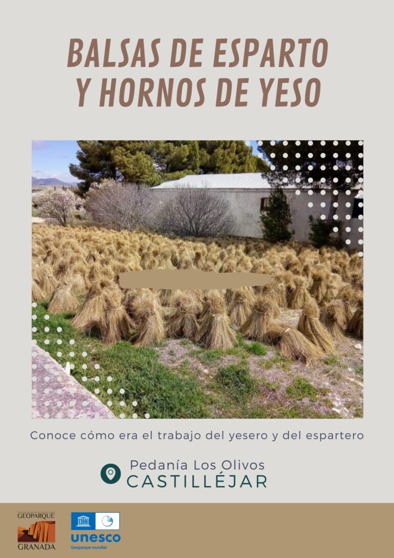 Balsas de esparto y hornos de yeso en Castilléjar