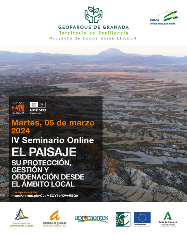 Abiertas las inscripciones para el IV Seminario Online sobre la protección, gestión y ordenación del paisaje desde el ámbito local del próximo 5 de marzo