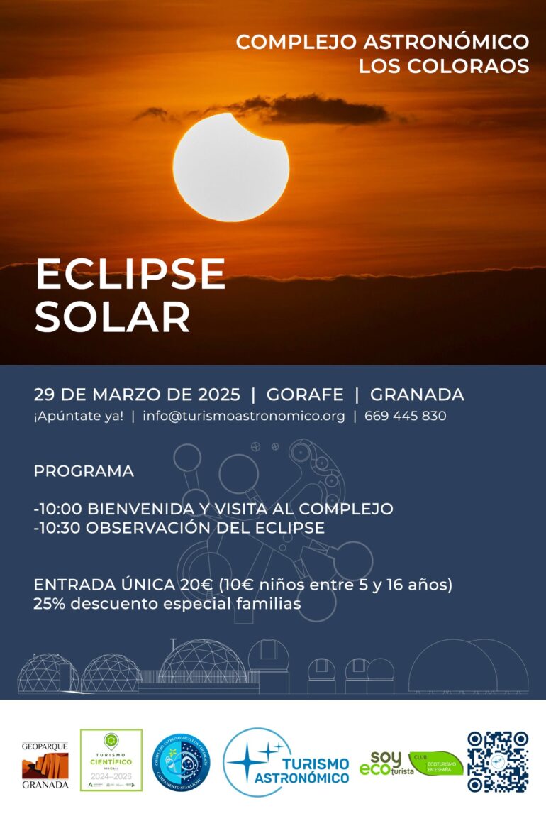 ECLIPSE SOLAR En el Complejo Astronómico Los Coloraos