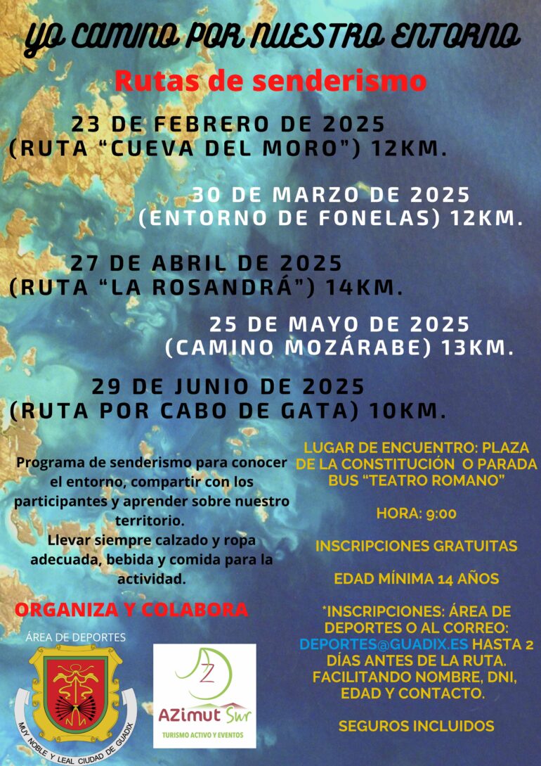 PROGRAMA 2025 “YO CAMINO POR NUESTRO ENTORNO”