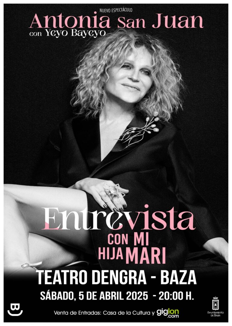 “Entrevista con mi hija Mari” en el Teatro Dengra de Baza